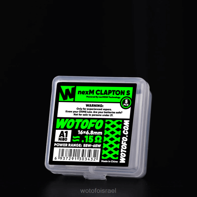 Wotofo NEXMESH סליל רשת nexmesh clapton s 5 יחידות wotofo jerusalem 0B4N8312